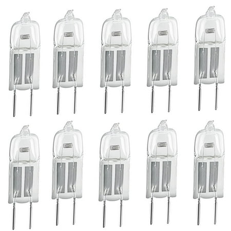 Xunyuan 10Pcs G4 12V 20W Halogen Pin Base Light Bulbs for Chandeliers Pendant Lamps 
Xunyuan 10Pcs G4 12V 20W Halogen Pin Base Light Bulbs for Chandeliers Pendant Lamps
