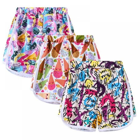 GYRATEDREAM Girls Active Shorts - 3 Pack Athletic Gym Printed Running Shorts 2-11 Year
GYRATEDREAM Girls Active Shorts - 3 Pack Athletic Gym Printed Running Shorts 2-11 Year