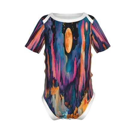 Coaee Fantasy Cosmic Landscape for Soft Baby Short-Sleeve Bodysuit Baby Climbing Clothes Baby Girls Boys Bodysuit Romper-3 Months
Coaee Fantasy Cosmic Landscape for Soft Baby Short-Sleeve Bodysuit Baby Climbing Clothes Baby Girls Boys Bodysuit Romper-3 Months