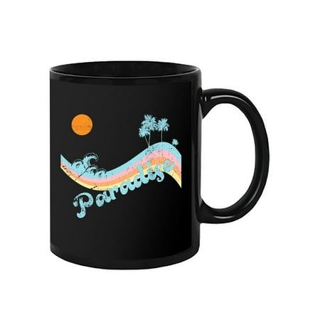 Paradise Retro Groovy Art Mug - Image by Shutterstock