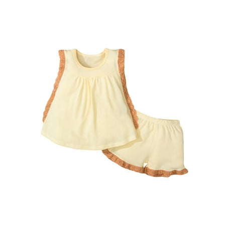 Xiaoluokaixin Girls Pajamas Suit Lace Trim Patchwork T-Shirt Tops Elastic Waist Shorts Casual Home wear Outfits cqH
Xiaoluokaixin Girls Pajamas Suit Lace Trim Patchwork T-Shirt Tops Elastic Waist Shorts Casual Home wear Outfits cqH