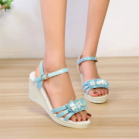 Spring And Summer Women s Fashion Open Toe Wedge Heel Rhinestone Flower Sandals Casual Shoes
Spring And Summer Women s Fashion Open Toe Wedge Heel Rhinestone Flower Sandals Casual Shoes