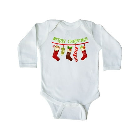 Inktastic Christmas Stockings Gift Baby Boy or Baby Girl Long Sleeve Bodysuit
Inktastic Christmas Stockings Gift Baby Boy or Baby Girl Long Sleeve Bodysuit