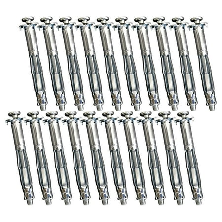 20pcs /M5/M6 Wall Anchor Metal Setting Tool Hollow Drive Wall Anchor Screws Kit for Cavity Anchor Plasterboard Fixing - 5x65
20pcs /M5/M6 Wall Anchor Metal Setting Tool Hollow Drive Wall Anchor Screws Kit for Cavity Anchor Plasterboard Fixing - 5x65