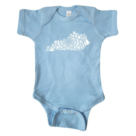 Inktastic Kentucky Silhouette Mandala Gift Baby Boy or Baby Girl Bodysuit