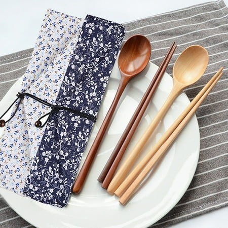 SunSunrise Wood Reusable Portable Travel Tableware Spoon Chopsticks Cutlery Dinnerware Kit
SunSunrise Wood Reusable Portable Travel Tableware Spoon Chopsticks Cutlery Dinnerware Kit