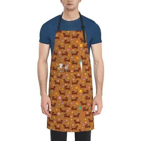 Pofeuu Dachshund And Ball Print Waterproof Apron with Pockets Adjustable Cooking Aprons Kitchen Bib for Baking Household Cleaning
Pofeuu Dachshund And Ball Print Waterproof Apron with Pockets Adjustable Cooking Aprons Kitchen Bib for Baking Household Cleaning