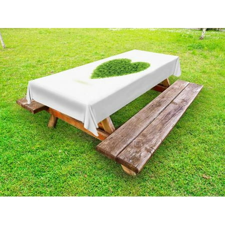 Green Outdoor Tablecloth Heart Symbol with Fresh Leafage Foliage Health Growth Ecology Environment Theme Decorative Washable Fabric Picnic Tablecloth 58 X 104 Inches Fern Green White by Ambesonne
Green Outdoor Tablecloth Heart Symbol with Fresh Leafage Foliage Health Growth Ecology Environment Theme Decorative Washable Fabric Picnic Tablecloth 58 X 104 Inches Fern Green White by Ambesonne