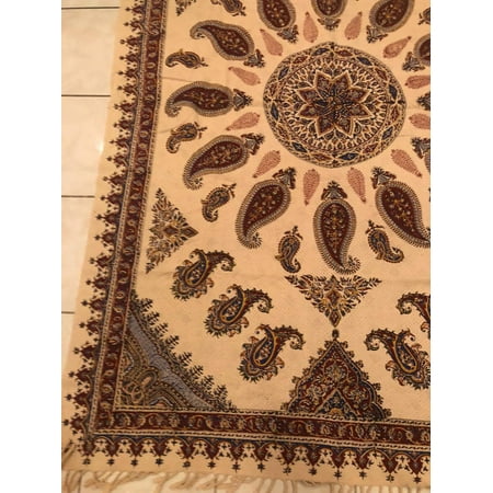 80 x 50 tablecloth dinning room hand print oriental art