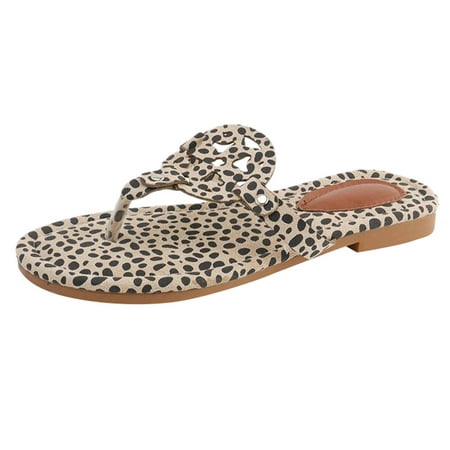 Alueeu ladies shoes casual Womens Open Toe Casual Shoes Leopard Flowers Hollow Out Flats Sandals Slippers Khaki 39
Alueeu ladies shoes casual Womens Open Toe Casual Shoes Leopard Flowers Hollow Out Flats Sandals Slippers Khaki 39