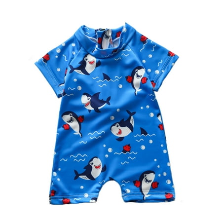 LisenraIn Newborn Baby Boys One Piece Swimsuit Swimwear Short Sleeve Cartoon Printed Zipper Beachwear 0-3 Years
LisenraIn Newborn Baby Boys One Piece Swimsuit Swimwear Short Sleeve Cartoon Printed Zipper Beachwear 0-3 Years