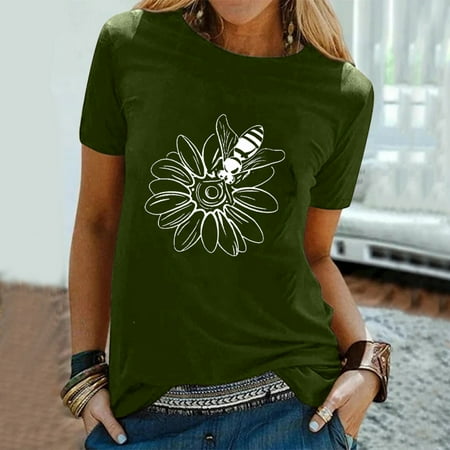 TZNBGO Women s Letter Printed Graphic Women Short Sleeve Shirt Casual Tops Blouse Crewneck T-Shirt Top Green M Dressy Tops For Women Half Sleeve Tops For Women Bustier Tops For Women 3/487522
TZNBGO Women s Letter Printed Graphic Women Short Sleeve Shirt Casual Tops Blouse Crewneck T-Shirt Top Green M Dressy Tops For Women Half Sleeve Tops For Women Bustier Tops For Women 3/487522