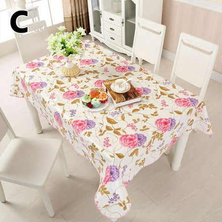 Waterproof Wipe Clean Plastic PVC Tablecloth Protector Dining Table Cover 6Sizes
Waterproof Wipe Clean Plastic PVC Tablecloth Protector Dining Table Cover 6Sizes