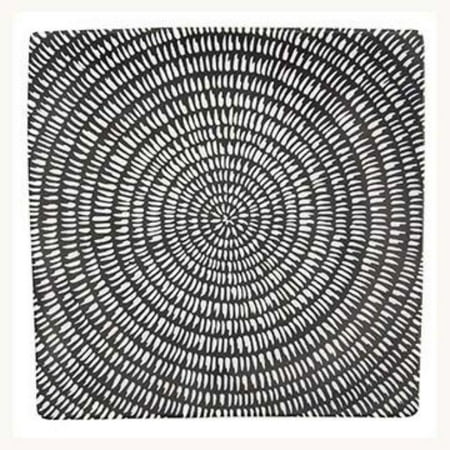 7 in. Urban Storm Square Platter White