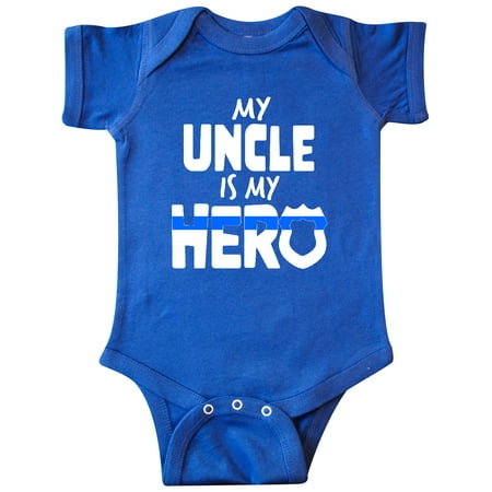 Inktastic My Uncle is my Hero Police Officer Family Gift Baby Boy or Baby Girl Bodysuit
Inktastic My Uncle is my Hero Police Officer Family Gift Baby Boy or Baby Girl Bodysuit