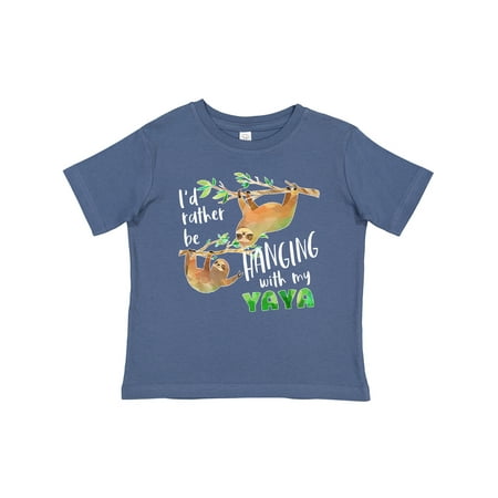 Inktastic Id Rather Be Hanging with My Yaya- Cute Sloths Gift Baby Boy or Baby Girl T-Shirt
Inktastic Id Rather Be Hanging with My Yaya- Cute Sloths Gift Baby Boy or Baby Girl T-Shirt