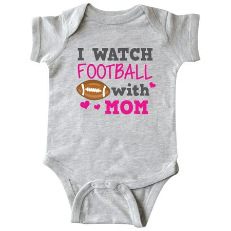 Inktastic I Watch Football with My Mom Gift Baby Girl Bodysuit