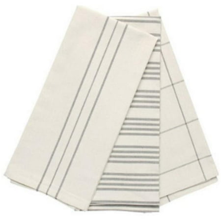 Home Essentials 50398 Clean Yarn Dye Everyday Kitchen Towel Driftwood Grey - Pack of 3 
Home Essentials 50398 Clean Yarn Dye Everyday Kitchen Towel Driftwood Grey - Pack of 3