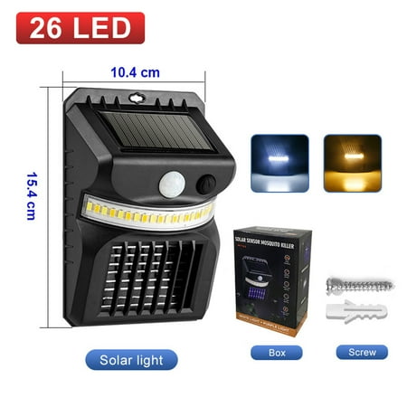 Tagold Mosquito Repellent Mosquito Catcher Solar Lights Outdoor Solar Security Lights Solar Motion Sensor Wireless IP 65 Waterproof Outdoor Lights For Garden
Tagold Mosquito Repellent Mosquito Catcher Solar Lights Outdoor Solar Security Lights Solar Motion Sensor Wireless IP 65 Waterproof Outdoor Lights For Garden