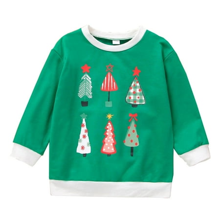 Toddler Boys Girls Christmas Cartoon Tree Prints Long Sleeve Warm Pullover Sweatshirt Tops Clothes Baby Kids Korean Casual Coats Outwear
Toddler Boys Girls Christmas Cartoon Tree Prints Long Sleeve Warm Pullover Sweatshirt Tops Clothes Baby Kids Korean Casual Coats Outwear