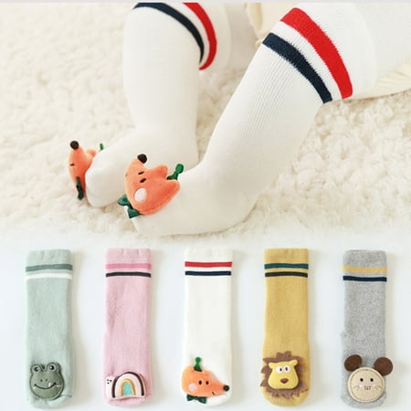Yesbay 2 Pair Autumn Winter Soft Thickened Cartoon Animal Anti-slip Baby Floor Socks
Yesbay 2 Pair Autumn Winter Soft Thickened Cartoon Animal Anti-slip Baby Floor Socks