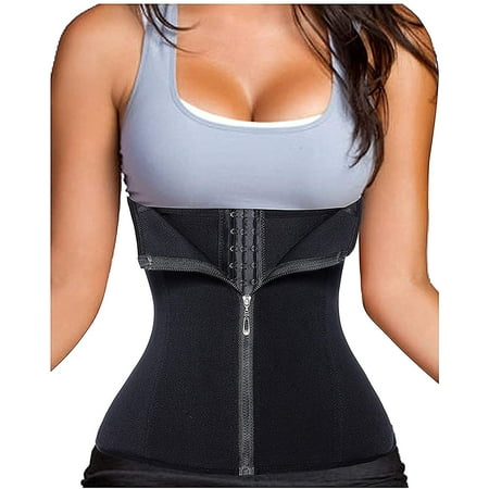 Molutan Women Waist Trainer Corset Zipper Hook Shapewear Double Control Body Shaper Tummy Waist Cincher(Black 2XL)
Molutan Women Waist Trainer Corset Zipper Hook Shapewear Double Control Body Shaper Tummy Waist Cincher(Black 2XL)