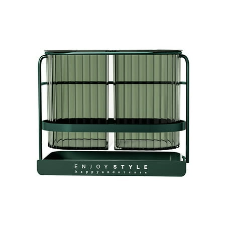 Chopstick Cage Household Quick Draining European Style Double Barrel Translucent Chopstick Rack for Home-A
Chopstick Cage Household Quick Draining European Style Double Barrel Translucent Chopstick Rack for Home-A