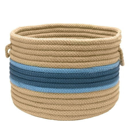 Colonial Mills 14 Midnight Blue Neutral Brown and Federal Blue Handmade Braided Basket
Colonial Mills 14 Midnight Blue Neutral Brown and Federal Blue Handmade Braided Basket