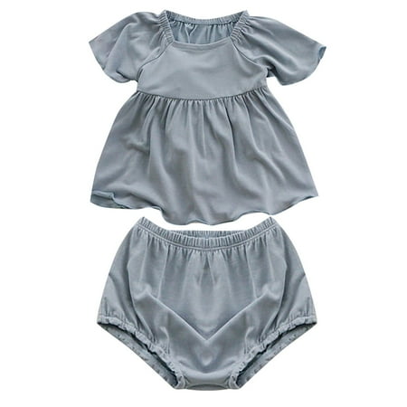 HIBRO Baby Girl Summer Doll Shirt Bread Shorts Plain Color Simple Suit Wear At Home And Out For 0 To 18 Months Cute Baby Girl Clothes Girl Outfits Set
HIBRO Baby Girl Summer Doll Shirt Bread Shorts Plain Color Simple Suit Wear At Home And Out For 0 To 18 Months Cute Baby Girl Clothes Girl Outfits Set