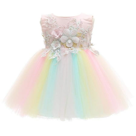 Meiqiduo Baby Girls Dress Infant Christening Birthday Wedding Bridesmaid Party Lace Tulle Flower Dresses (3M/0-6Months Multicoloured)
Meiqiduo Baby Girls Dress Infant Christening Birthday Wedding Bridesmaid Party Lace Tulle Flower Dresses (3M/0-6Months Multicoloured)