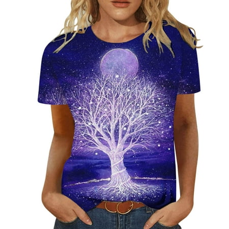 QYZEU Pajama Shirts for Women Basics Women S Tee Shirt for Womens Casual Summer Tops Floral Short Sleeve Round Neck Tee T Shirt Printed Loose Side Split Tunic Blouse
QYZEU Pajama Shirts for Women Basics Women S Tee Shirt for Womens Casual Summer Tops Floral Short Sleeve Round Neck Tee T Shirt Printed Loose Side Split Tunic Blouse