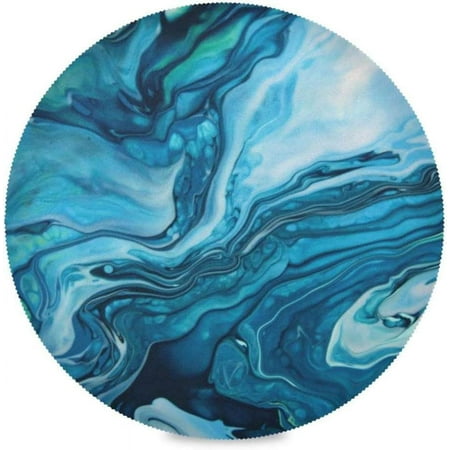 Hyjoy Blue Marble Round Placemats Set of 4 Non-Slip Heat Resistant Washable Table Mats for Kitchen Dining Room Party Decor
Hyjoy Blue Marble Round Placemats Set of 4 Non-Slip Heat Resistant Washable Table Mats for Kitchen Dining Room Party Decor