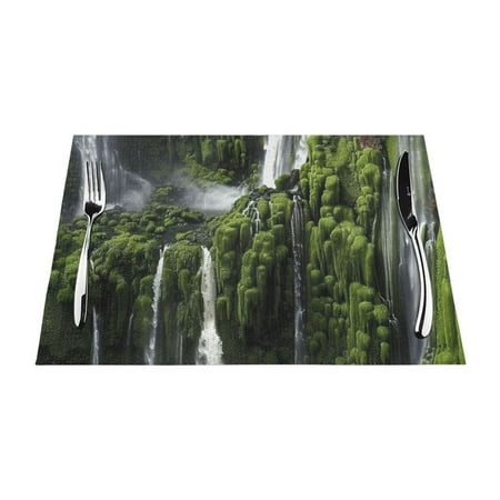 mountains and rivers Woven mats for kitchen and dining tables washable and durable PVC mats heat-resistant and non slip mats for indoor/outdoor use
mountains and rivers Woven mats for kitchen and dining tables washable and durable PVC mats heat-resistant and non slip mats for indoor/outdoor use