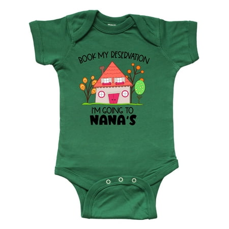Inktastic Book my Reservation! I m Going To Nana s- House Gift Baby Boy or Baby Girl Bodysuit
Inktastic Book my Reservation! I m Going To Nana s- House Gift Baby Boy or Baby Girl Bodysuit