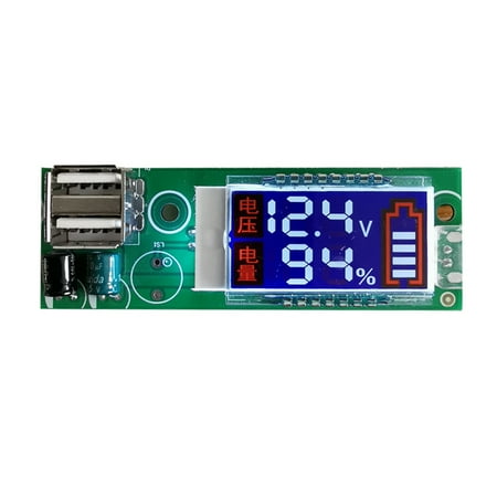 KKmoon Large LCD Display Voltage Energy Meter Electric Quantity Monitor with USB Interface for Testing 12. 3S Lithium Battery
KKmoon Large LCD Display Voltage Energy Meter Electric Quantity Monitor with USB Interface for Testing 12. 3S Lithium Battery