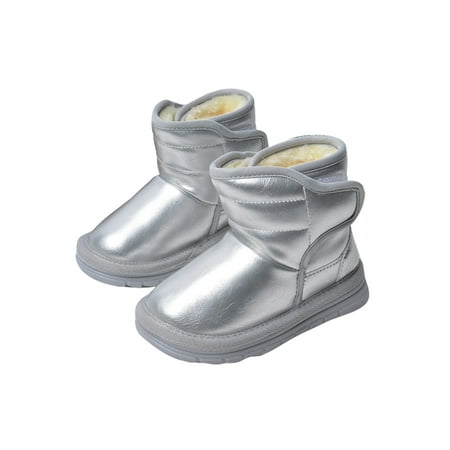 Zodanni Kids Breathable Snow Boot School Casual Waterproof Winter Shoes Comfort Magic Tape Plush Lined Ankle Silver 6.5C
Zodanni Kids Breathable Snow Boot School Casual Waterproof Winter Shoes Comfort Magic Tape Plush Lined Ankle Silver 6.5C