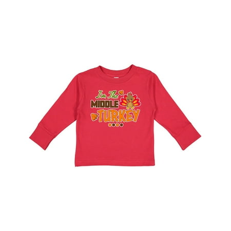 Inktastic Thanksgiving Im The Middle Turkey Gift Toddler Boy or Toddler Girl Long Sleeve T-Shirt
Inktastic Thanksgiving Im The Middle Turkey Gift Toddler Boy or Toddler Girl Long Sleeve T-Shirt