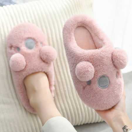 PIKADINGNIS Cartoon Koala Design Winter Women Men Plush Warm Cotton Slippers Indoor Slippers Furry Warm Non-slip House Couples Flat Shoes
PIKADINGNIS Cartoon Koala Design Winter Women Men Plush Warm Cotton Slippers Indoor Slippers Furry Warm Non-slip House Couples Flat Shoes