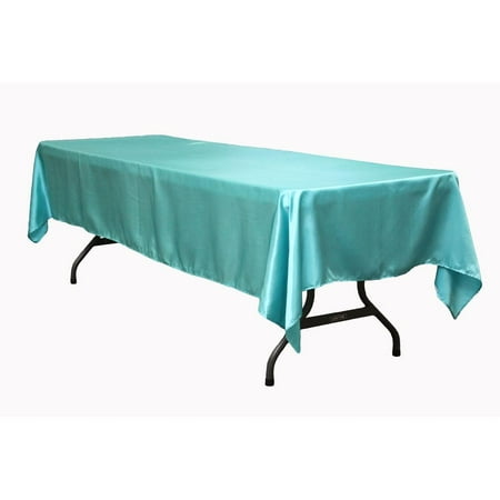 1 Pc Satin Rectangular 60 X120 Tablecloth - Light Turquoise(Machine Washable & Cool Dry) For Wedding Or Event Decor
1 Pc Satin Rectangular 60 X120 Tablecloth - Light Turquoise(Machine Washable & Cool Dry) For Wedding Or Event Decor