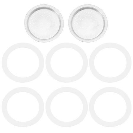 8pcs Coffee Maker Accessories Mocha Pot Silicone Rings Durable Mocha Pot Meshes
8pcs Coffee Maker Accessories Mocha Pot Silicone Rings Durable Mocha Pot Meshes