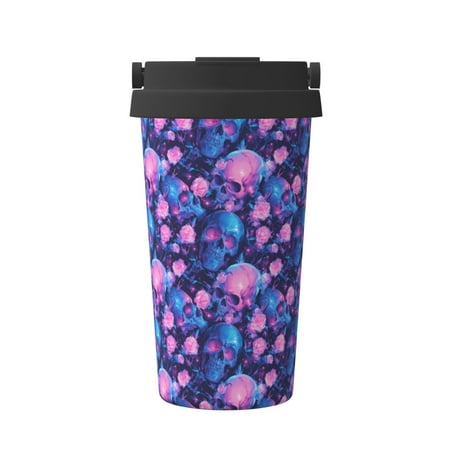 KLL Blue Skull Rose Pattern Stainless Steel Vacuum Insulated Tumbler - Carry Insulated Coffee Mug - Reusable Insulated Cold Brew Iced Coffee Cup Thermos
KLL Blue Skull Rose Pattern Stainless Steel Vacuum Insulated Tumbler - Carry Insulated Coffee Mug - Reusable Insulated Cold Brew Iced Coffee Cup Thermos