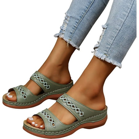 Wedge Sandals for Women Open Toe Sandals Casual Low Wedges Sandals Summer Arch Support Flat Sandals Roman Shoes
Wedge Sandals for Women Open Toe Sandals Casual Low Wedges Sandals Summer Arch Support Flat Sandals Roman Shoes