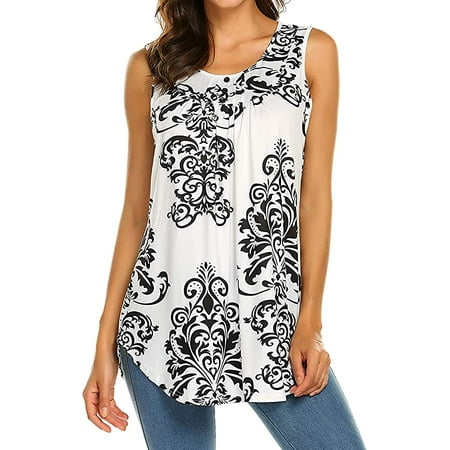 PIKADINGNIS Womens Flower Floral Printed Loose Casual Boho Buttons Tank Tops for Women Summer Beach Holiday Vest Sleeveless Shirt
PIKADINGNIS Womens Flower Floral Printed Loose Casual Boho Buttons Tank Tops for Women Summer Beach Holiday Vest Sleeveless Shirt