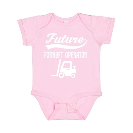 Inktastic Future Forklift Operator Gift Baby Boy or Baby Girl Bodysuit