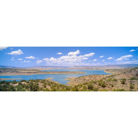 Albiquiu Reservoir Route 84 New Mexico Canvas Art - Panoramic Images (36 x 12)
