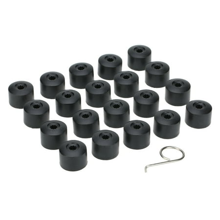 Mixfeer 20Pcs 17mm Car Wheel Nut Cover Bolt Removal Tool for Bora