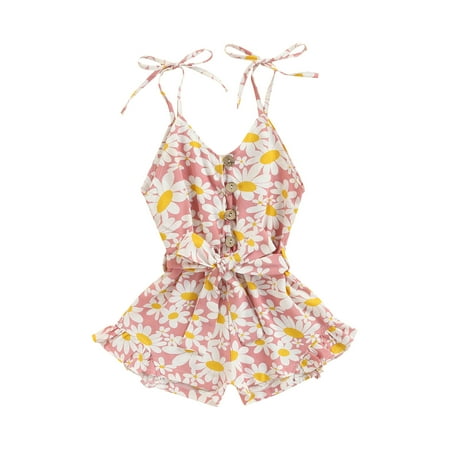 Musuos Toddler Baby Girls Summer Romper Chrysanthemum Print Sleeveless Jumpsuit One-Piece Button Shorts Playsuit
Musuos Toddler Baby Girls Summer Romper Chrysanthemum Print Sleeveless Jumpsuit One-Piece Button Shorts Playsuit