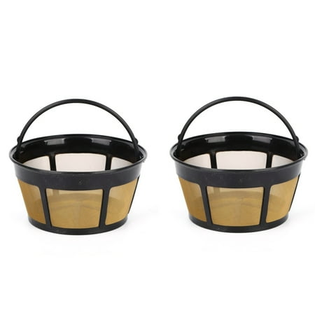 Galnuat 2PCS Stainless Steel Basket Reusable High Temperature Resistant Mesh Coffee Filter
Galnuat 2PCS Stainless Steel Basket Reusable High Temperature Resistant Mesh Coffee Filter