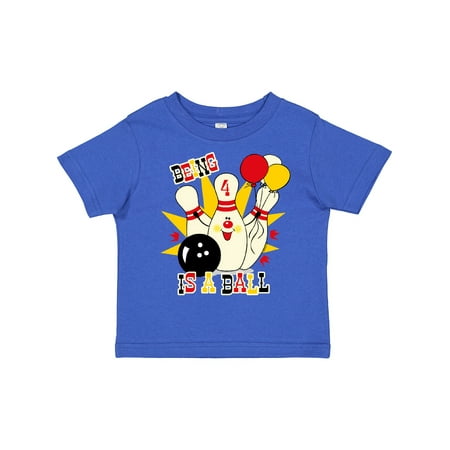 Inktastic Cute Bowling Pin 4th Birthday Gift Toddler Boy or Toddler Girl T-Shirt
Inktastic Cute Bowling Pin 4th Birthday Gift Toddler Boy or Toddler Girl T-Shirt
