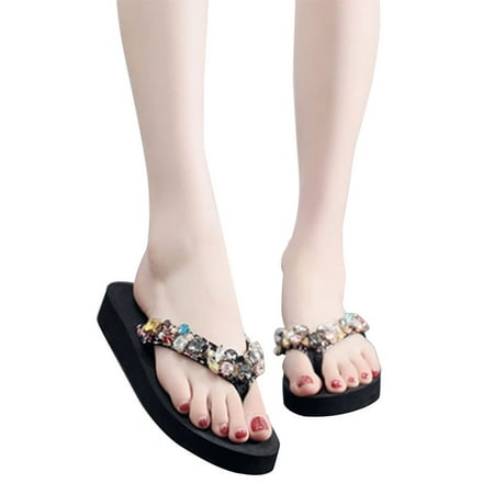 SIEYIO High Heel Platform Flip Flops Beach Vacation Essentials Shoes for Rhinestone Tho
SIEYIO High Heel Platform Flip Flops Beach Vacation Essentials Shoes for Rhinestone Tho